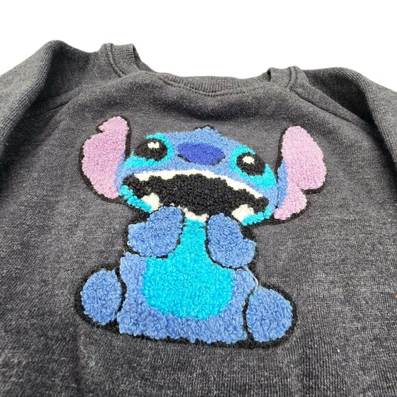 Disney Stitch Toddler Sweatshirt 4T Gray Pullover Soft & Cozy Pullover JJ3931 - Picture 2 of 8